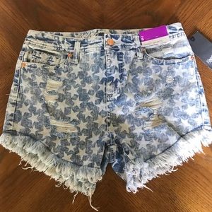 NWT. Star Jean Shorts